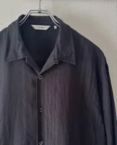 BEAMS オープンカラー ロングスリーブ コットンシャツ スクエアテイル M