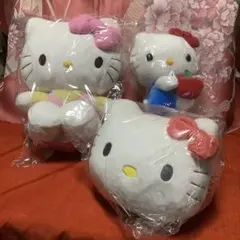 サンリオハローキティ ぬいぐるみ 3体セット