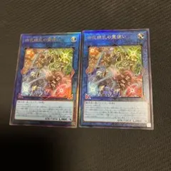 四花繚乱の霊使い　レリーフ　２枚