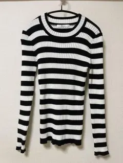 AZUL ボーダーセーター Lサイズ