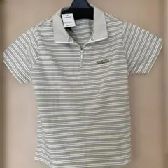 新品　未使用　DUNLOP ストライプ ポロシャツ M
