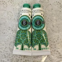 ロクシタン　スパークリングリーフ　スノーシア　ハンドクリーム