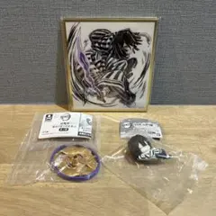 鬼滅の刃　伊黒小芭内　色紙　ガチャガチャ　3点セット