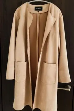 HusHusH ノーカラーコート サイズ3(L)