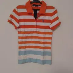 Polo Ralph Lauren ボーダー ポロシャツ スリムフィット M