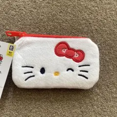 【韓国ダイソー限定】ハローキティ ミニポーチ 約11 x 7 cm