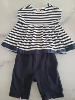 petit main ストライプセット 100