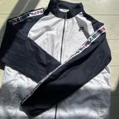 FILA ジップアップジャケット 白/黒