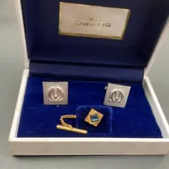 七宝 カフス ネクタイピンセット