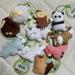 つぶらな瞳の動物園 ぷちマスコットBC 10点のまとめ売りセット