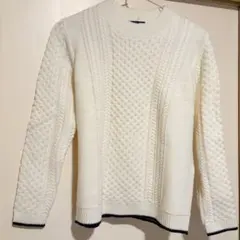 美品 PORTLAND アクリル ウール ニットセーター