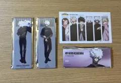 ヒロアカ　荼毘　死柄木弔　缶バッチ＆購入特典