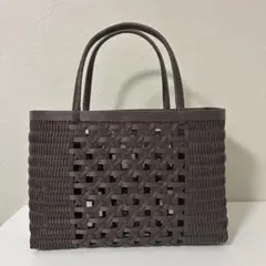 カゴバック　クラフトバック　ハンドメイド