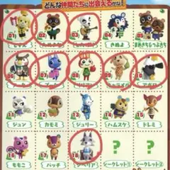 あつまれどうぶつの森 チョコエッグ フィギュア9体セット