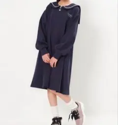 メゾピアノ　セーラー　ワンピース　150