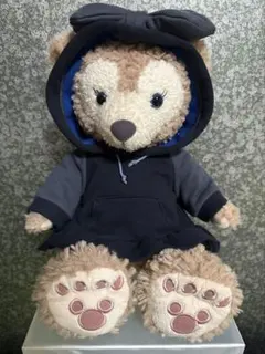 シェリーメイSサイズ　ハンドメイドコスチューム薄いグレーと濃いグレーのパーカー