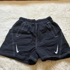 NIKE ショートパンツ スポーツウェア スウォッシュロゴ ダブル 黒 790