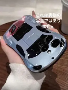 スポーツカー型 iPhone10ケース ライトブルー