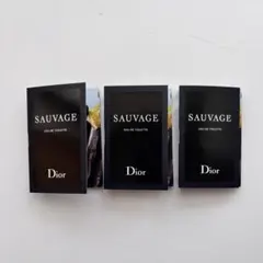 DIOR 香水 アトマイザー サンプル ソヴァージュ SAUVAGE 3個セット