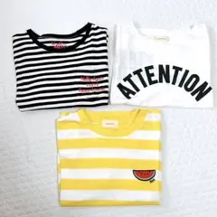 【レピピアルマリオ】半袖Tシャツ　3枚セット(M 150〜160)女の子　ロゴのサムネイル