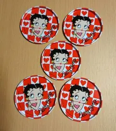 BETTY BOOP ベティちゃん コースターセット 5枚