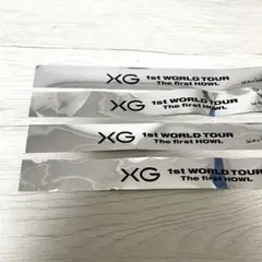 4개 세트 출품 XG 1st World tour 실버 테이프
