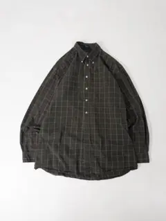 00s NAUTICA チェック柄コットン長袖シャツ ヴィンテージ古着