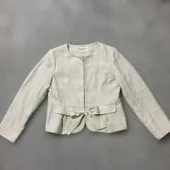 SOUP ツイードジャケット 13号　入学式　入園式　セレモニージャケット