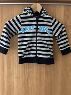 BABY DOLL フード付きパーカー ベロア生地