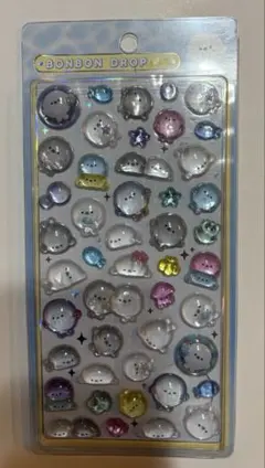 ボンボンドロップシール　水族館　アザラシ