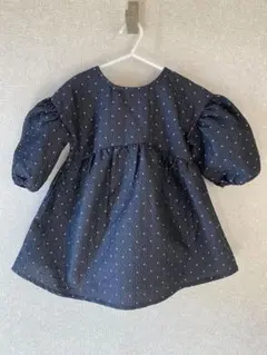 softcheese しまむら ソフチー ジャガードワンピース ダークグレー