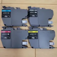 ブラザー純正LC3111使用済空インクカートリッジ4個セットのサムネイル