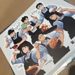 ハイキュー　大戸屋　ダイカットビジュアルボード