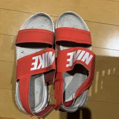 NIKE スポーツサンダル レッド ホワイト