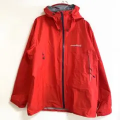 モンベル ストームクルーザー ジャケット ゴアテックス 赤 M-W ジャンパー