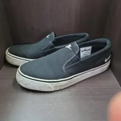 NIKE スリッポン ブラック　メンズ 25cm　1