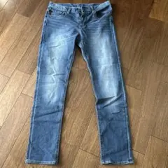 GUライトブルースリムフィットデニム32インチ