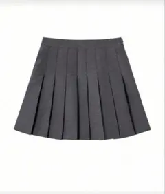 グレー　プリーツスカート　ミニスカート SHEIN サイズM