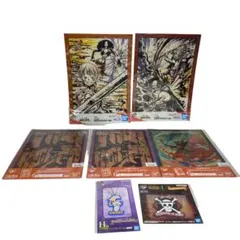 yl16 一番くじ ワンピース ラバーマスコット ポスター ビジュアルシート