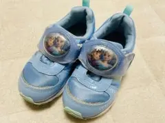 エルサとアナのスニーカー 水色　17センチ