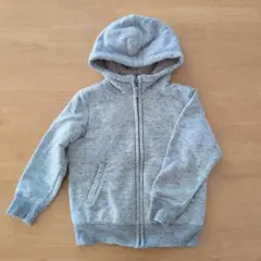 UNIQLO キッズ パーカー 120cm グレー
