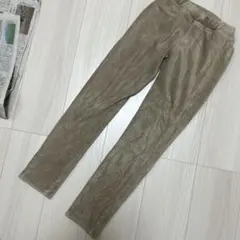 暗めベージュ コーデュロイ ボトム 130サイズ