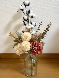 結婚式 ウェルカムスペース 造花 花瓶 セット コットンフラワー インテリア