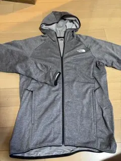 THE NORTH FACE サーマルバーサグリッドフーディ Mグレー メンズM