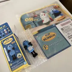 一番くじ パペットスンスン E賞 ちらりんフレンズ ミニフィギュア F賞 タオル