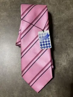 洗えるBPFC ピンク ストライプ ネクタイ