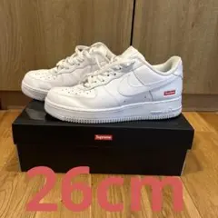 Nike Air Force 1 サイズUS8 ホワイトsupreme 26cm