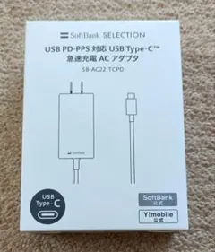 USB Type-C 急速充電器 SB-AC22-TCPD