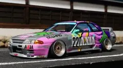 1/24 ハセガワ AXIA スカイライン GT-R R32 BNR32 完成品のサムネイル