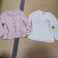 Lilty リルティ 女児カーディガン ロングTシャツのサムネイル